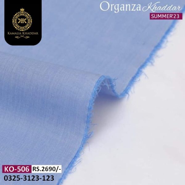 KO-506 Sky Blue Premium Organza Summer 2023