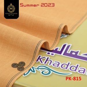 PK-815 Premium Slub Designer Summer Khaddar Kamalia Khaddar Summer Collection.