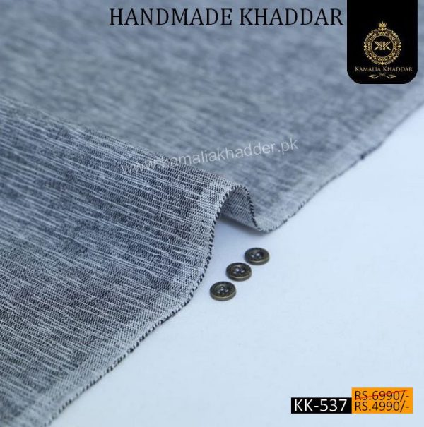 Winter Handicraft Series: KK-537 Natural HANDMADE Khaddar