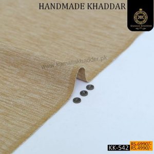 Winter Handicraft Series: KK-542 Natural HANDMADE Khaddar