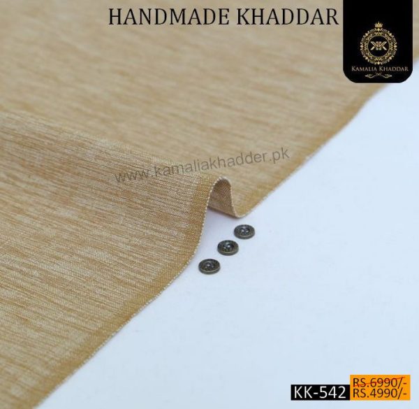 Winter Handicraft Series: KK-542 Natural HANDMADE Khaddar