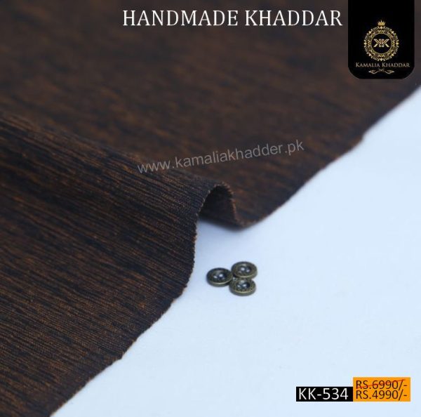 Winter Handicraft Series: KK-534 Natural HANDMADE Khaddar