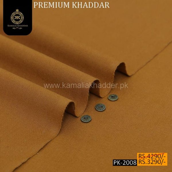 PK-2008 Dark Brown Premium Winter Khaddar 2023