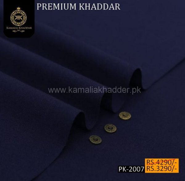 PK-2007 Navy Blue Premium Winter Khaddar 2023